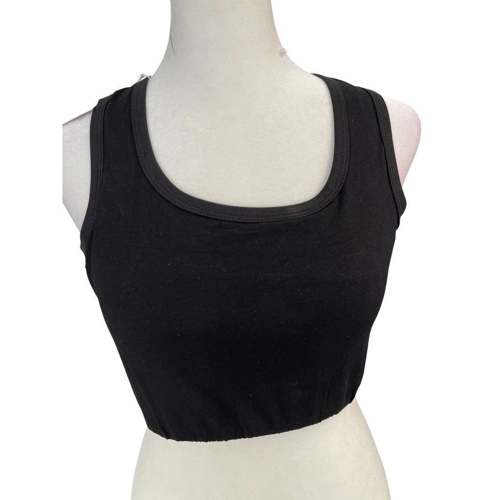 Huji Black Chest Binding Tank Bra (NWT)
